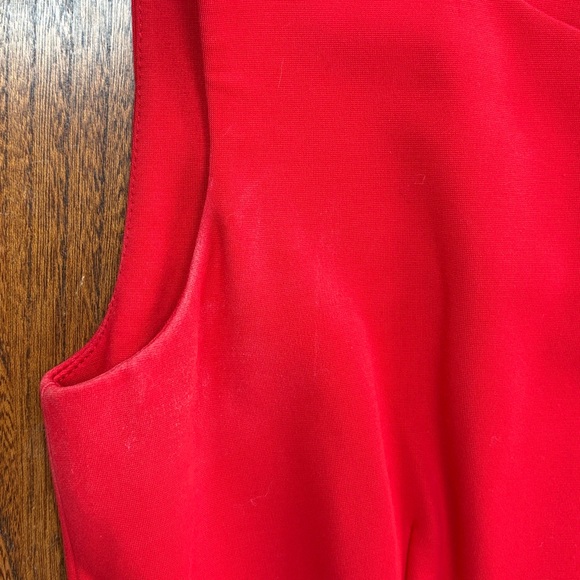 Diane Von Furstenberg Red Sleeveless Dress 2 - Picture 4 of 12